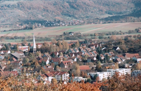 Blick auf Allmersbach